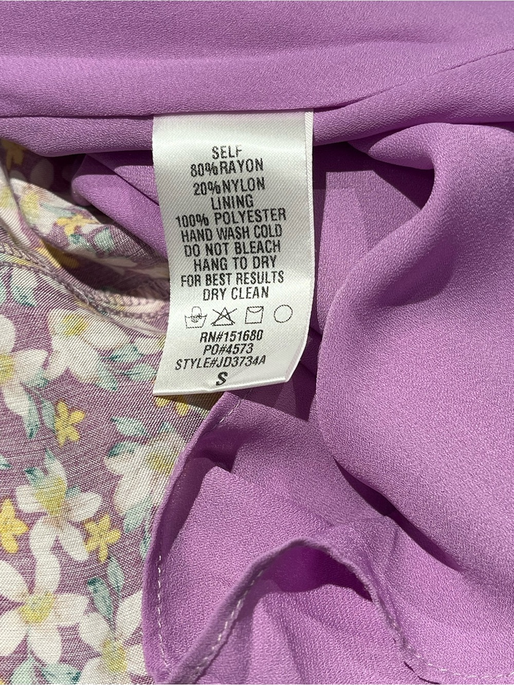 Storia Floral Dress Size Small - Picture 8 of 8